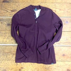 Eddie Bauer waffle texture - fleece lined.